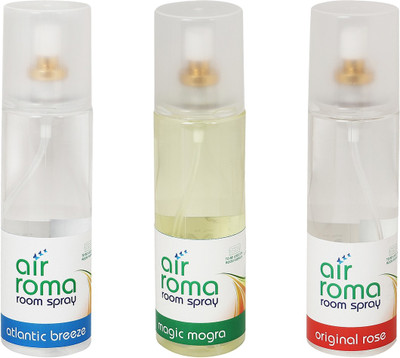 

Airroma Atlantic Breeze, Magic Mogra, Original Rose Car Freshener(600 ml)