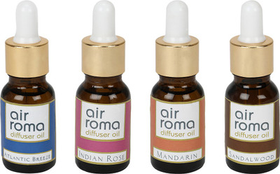 

Airroma Atlantic Breeze, Indian Rose, Mandarin, Sandalwood Car Freshener(120 ml)