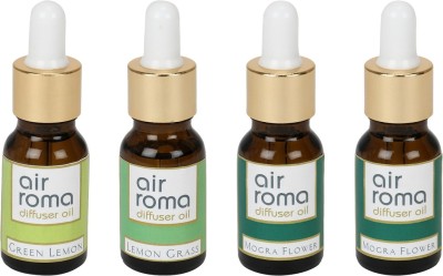 

Airroma Green Lemon, Lemon Grass, Mogra Flower Car Freshener(90 ml)