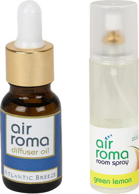 

Airroma Atlantic Breeze, Green Lemon Car Freshener(215 ml)