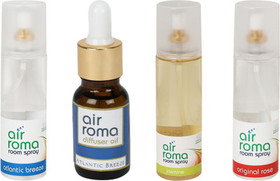 

Airroma Atlantic Breeze, Jasmine, Original Rose Aroma Oil, Spray(630 ml)