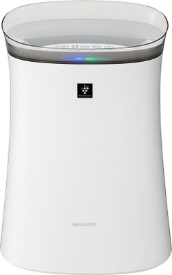 Sharp Air Purifier for Homes & Offices | Dual Purification - ACTIVE (Plasmacluster Technology) & PASSIVE FILTERS (True HEPA H14 (in EN1822 type) +Carbon+Pre-Filter) | Captures 99.97% of Impurities | Model:FP-F40E-W | White Portable Room Air Purifier(White)