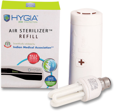 HYGIA Hygia Air Sterilizer-Refill Portable Room Air Purifier(White) available at flipkart for Rs.899