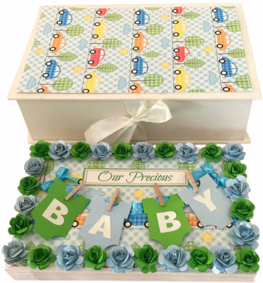 

Crack of Dawn Crafts Baby Handmade Photo Message Book - Rocking Horse Album(Photo Size Supported: 4 x 6 inch)
