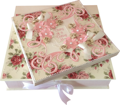 

Crack of Dawn Crafts Diary of a Doting Mother Handmade Scrapbook - Vintage Colours Album(Photo Size Supported: 4 x 4 inch)