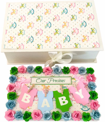 

Crack of Dawn Crafts Baby Handmade Photo Message Book - Rocking Horse Album(Photo Size Supported: 4 x 6 inch)
