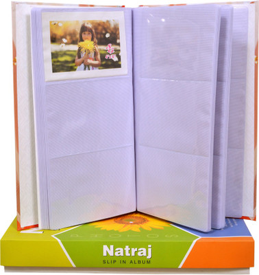 

Natraj New Exclusive Slip In (0.6mm Thick Pvc Plastic Pages) 108 Pocket 4 X 6 Inch Album(Photo Size Supported: 4 x 6 inch)