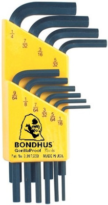 BONDHUS 12238 Allen Key Set