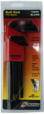BONDHUS BLX9M Allen Key Set(Pack of 9)