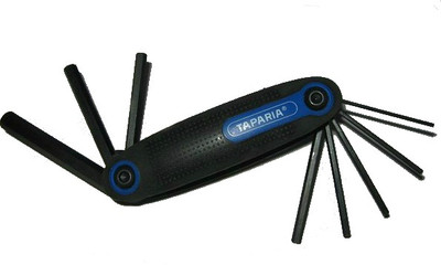 TAPARIA KFM 8 Folding Allen Key Set(Pack of 8)