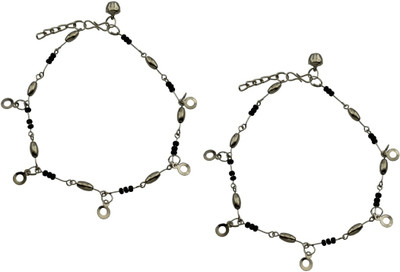 

High Trendz Alloy Anklet(Pack of 2)