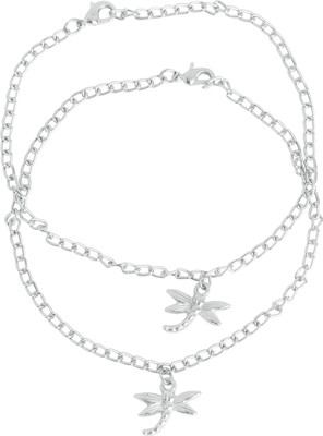 30% OFF on Touchstone Metal Anklet Set(Pack of 2)