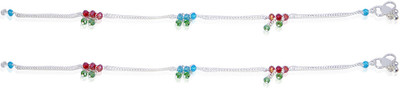50% OFF on R S Jewels Alloy Anklet(Pack of 2)