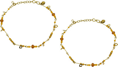

High Trendz Funky Diva Alloy Anklet(Pack of 2)