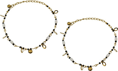 

High Trendz Funky Diva Alloy Anklet(Pack of 2)