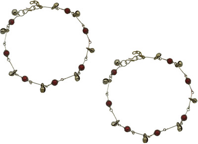 HIGH TRENDZ Vivacious Collection Alloy Anklet(Pack of 2)