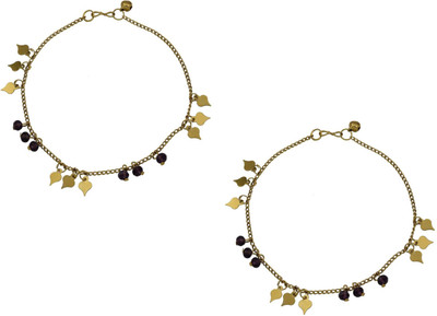 

High Trendz Vivacious Collection Alloy Anklet(Pack of 2)