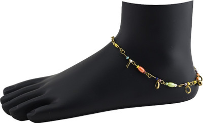 HIGH TRENDZ Multi Colors Beads Alloy Anklet