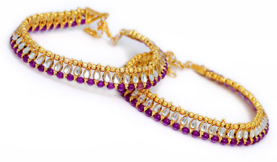 

Jaipur Mart Alloy Anklet(Pack of 2)