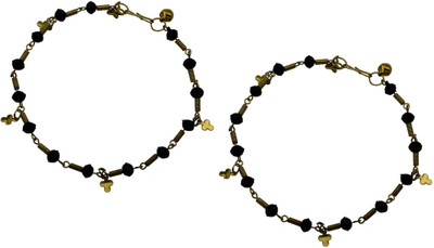 

High Trendz Charms Collection Alloy Anklet(Pack of 2)