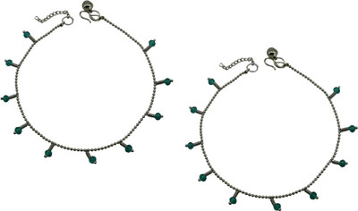 

High Trendz Dazzle Collection Alloy Anklet(Pack of 2)