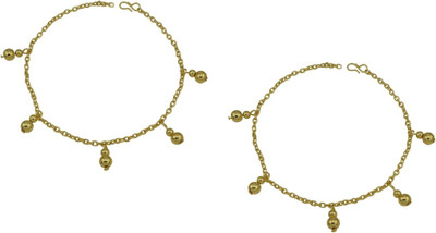 HIGH TRENDZ Dazzle Collection Alloy Anklet(Pack of 2)
