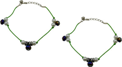

High Trendz Dazzle Collection Alloy Anklet(Pack of 2)