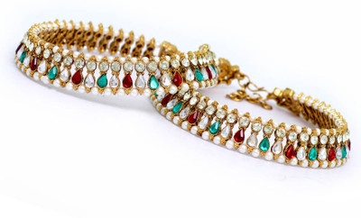 

Jaipur Mart Alloy Anklet(Pack of 2)