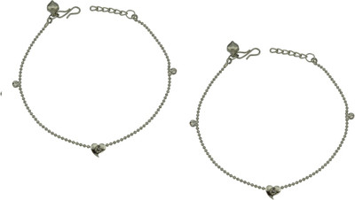 

High Trendz Dazzle Collection Alloy Anklet(Pack of 2)
