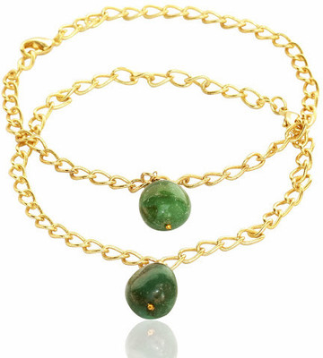 33% OFF on TOUCHSTONE Metal Anklet(Pack of 2)