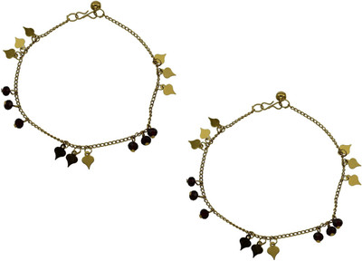 

High Trendz Vivacious Collection Alloy Anklet(Pack of 2)