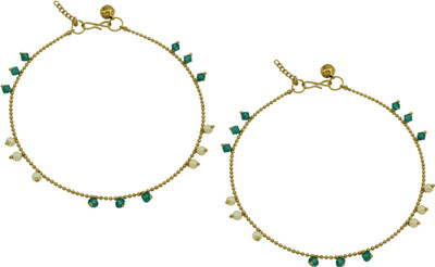 

High Trendz Funky Diva Alloy Anklet(Pack of 2)