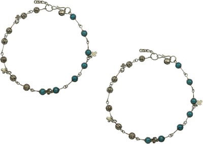 

High Trendz Vivacious Collection Alloy Anklet(Pack of 2)