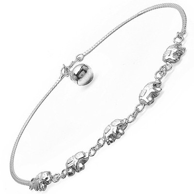 

Johareez Extender Plain Sterling Silver Anklet