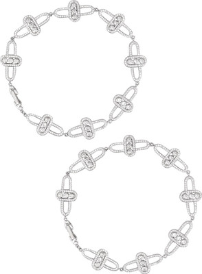 

Jewel99 Italian Mystical Alliance Sterling Silver Anklet(Pack of 2)