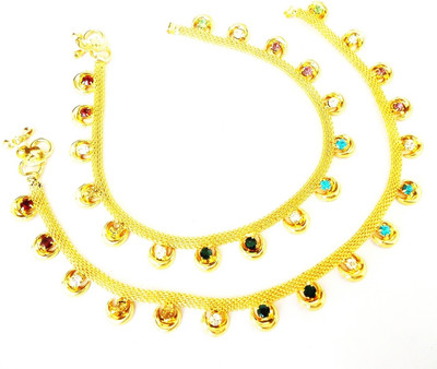 50% OFF on Our Rituals Alloy Anklet(Pack of 2)