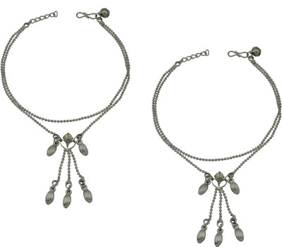 

High Trendz Dazzle Collection Alloy Anklet(Pack of 2)