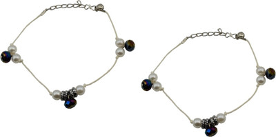 HIGH TRENDZ Dazzle Collection Alloy Anklet(Pack of 2)