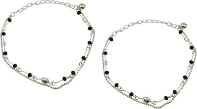 

High Trendz Dazzle Collection Alloy Anklet(Pack of 2)