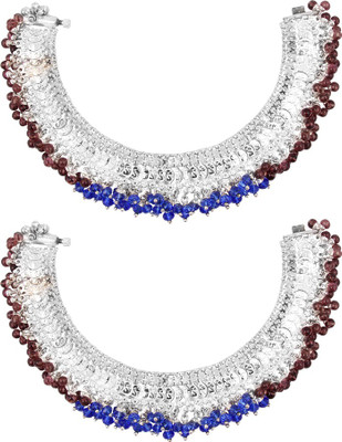 

Jewel99 Mystical Alliance Alloy Anklet(Pack of 2)