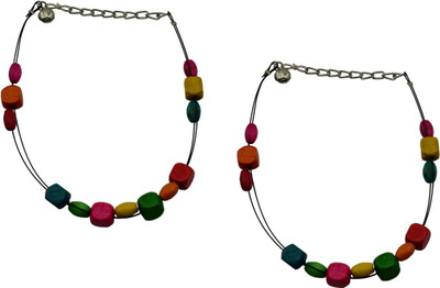 

High Trendz Dazzle Collection Alloy Anklet(Pack of 2)