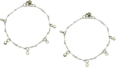 

High Trendz Dazzle Collection Alloy Anklet(Pack of 2)