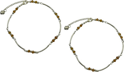 

High Trendz Charms Collection Alloy Anklet(Pack of 2)