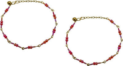

High Trendz Dazzle Collection Alloy Anklet(Pack of 2)
