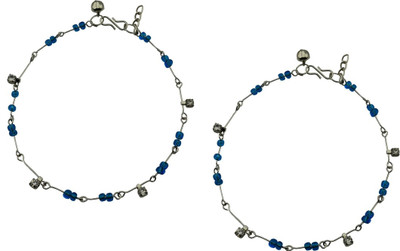 

High Trendz Dazzle Collection Alloy Anklet(Pack of 2)