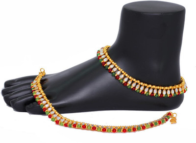 

Jaipur Mart Alloy Anklet(Pack of 2)