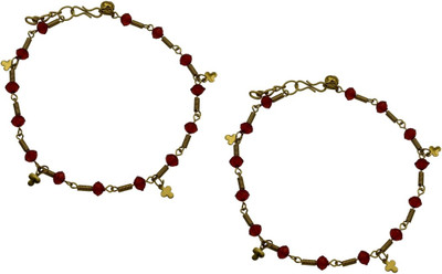 

High Trendz Charms Collection Alloy Anklet(Pack of 2)