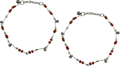 

High Trendz Dazzle Collection Alloy Anklet(Pack of 2)