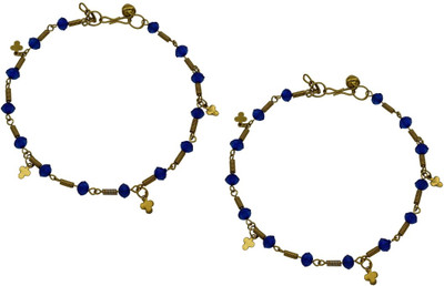 

High Trendz Charms Collection Alloy Anklet(Pack of 2)