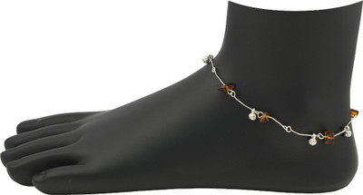 

High Trendz Trendy Brown Alloy Anklet